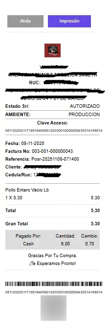 Sistema de Facturación Electrónica SRI + POS e Inventario (Laravel 10)