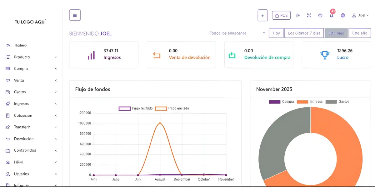 Sistema de Facturación Electrónica SRI + POS e Inventario (Laravel 10)