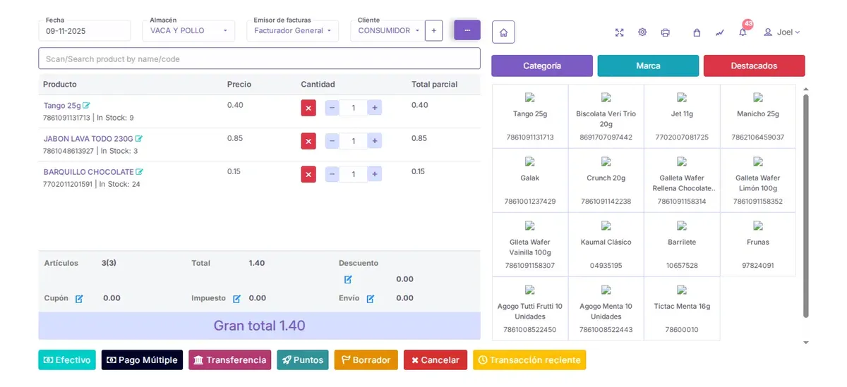Sistema de Facturación Electrónica SRI + POS e Inventario (Laravel 10)