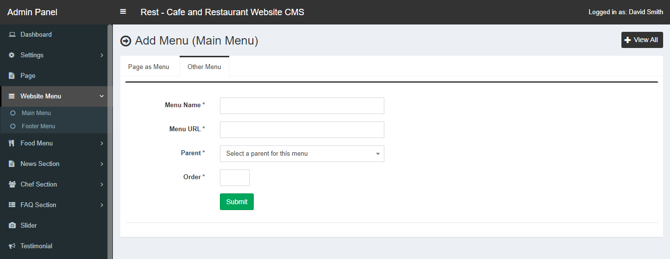 CMS para Restaurantes y Cafeterías en PHP (Sin Framework, con Reservas)