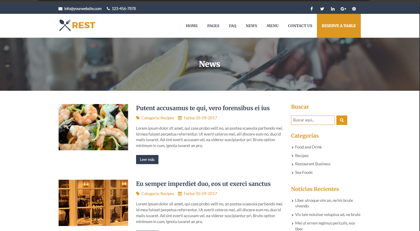 CMS para Restaurantes y Cafeterías en PHP (Sin Framework, con Reservas)