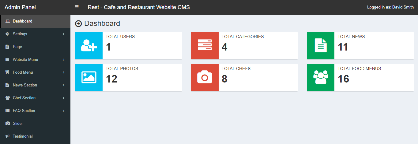 CMS para Restaurantes y Cafeterías en PHP (Sin Framework, con Reservas)