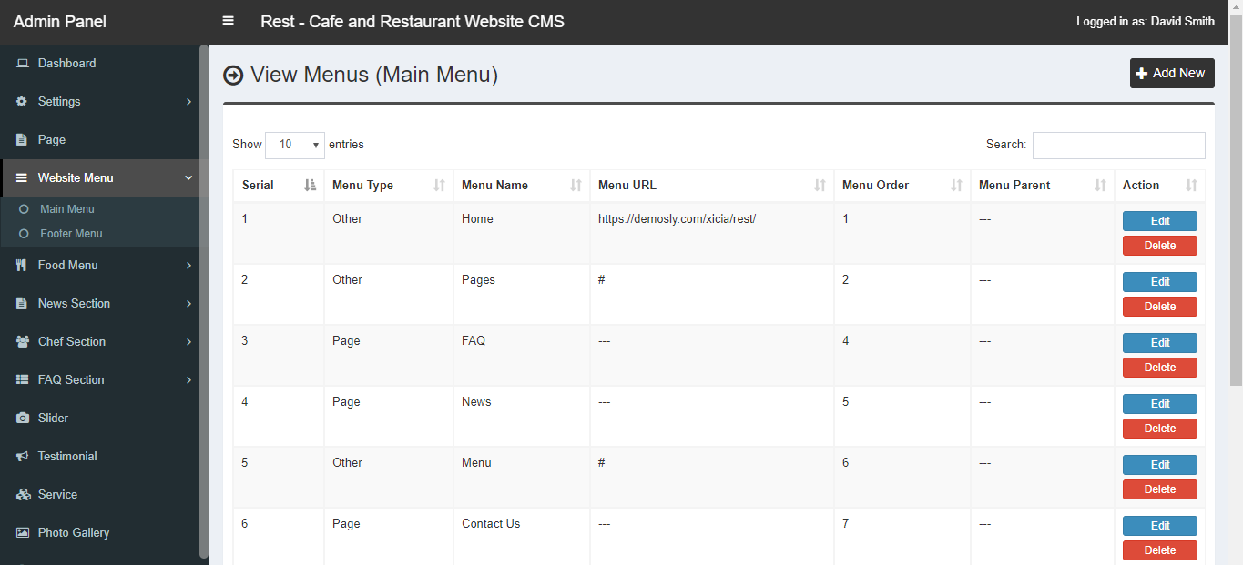 CMS para Restaurantes y Cafeterías en PHP (Sin Framework, con Reservas)