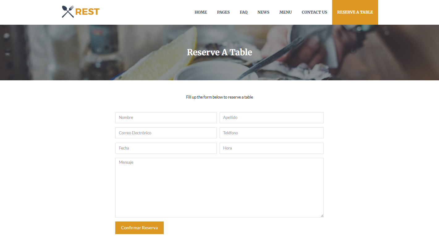 CMS para Restaurantes y Cafeterías en PHP (Sin Framework, con Reservas)